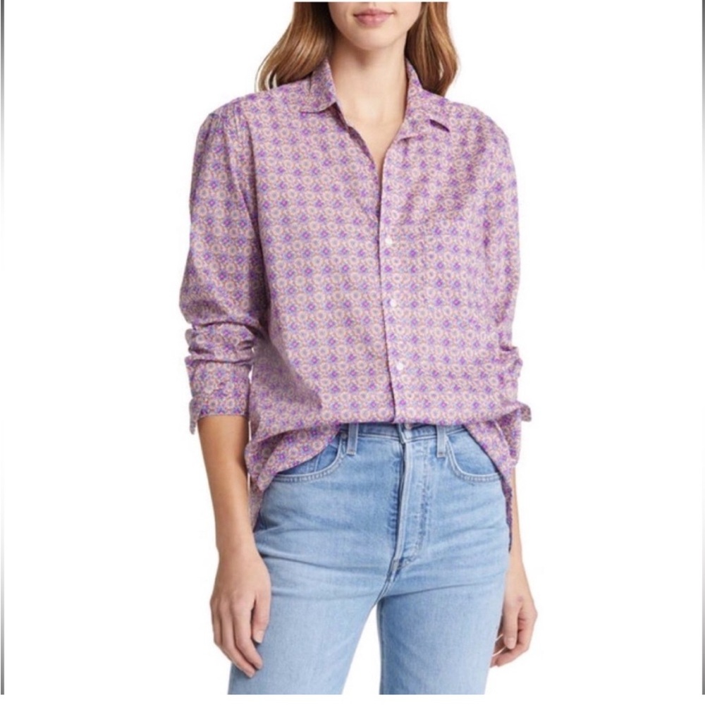 Frank & Eileen Joedy 100% Cotton Button up Shirt. Size Med. Excellent condition